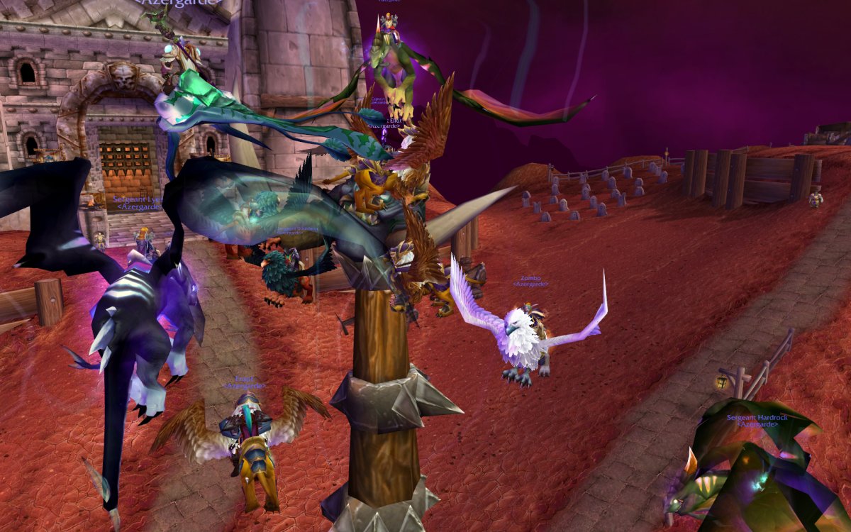 Mag's head on a stick